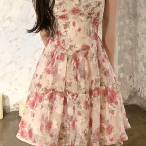 Floral floral dress women